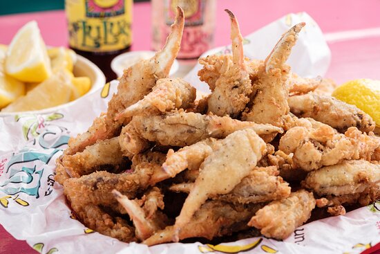 LuLu's North Myrtle Beach signature dishes Fried Crab Claws
Jerk Chicken Sandwich
Chicken Tenders
